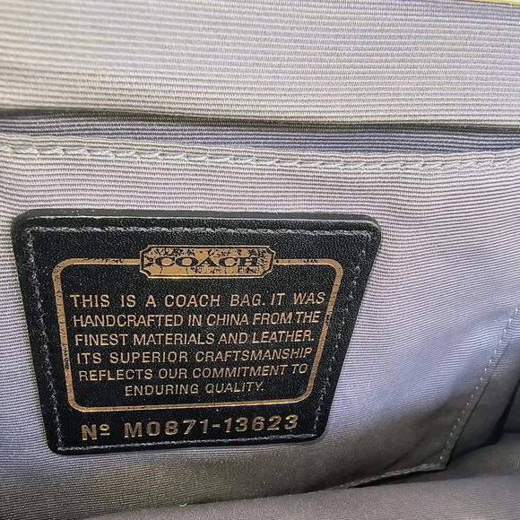 Coach 13623 Parker 2008 Black Signature C Optic Canvas Kiss Lock Shoulder Bag - Picture 12 of 12